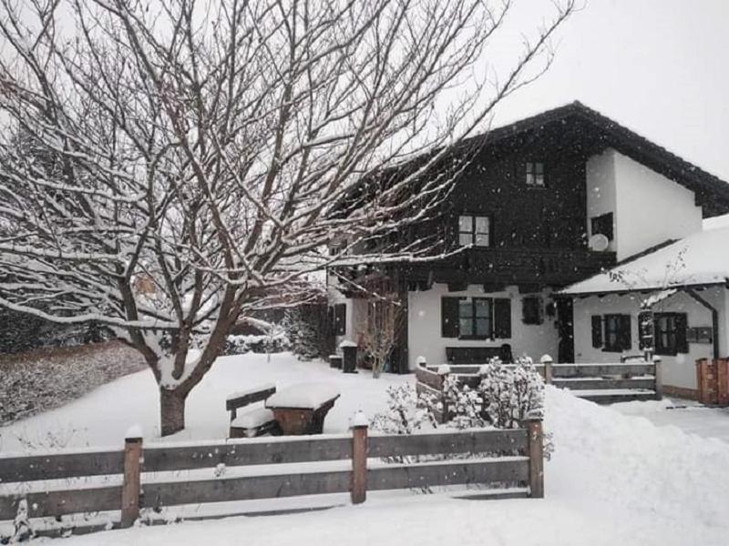 Ferienwohnung Gipfelblick am Wössner Bach Unterwössen Exterior foto