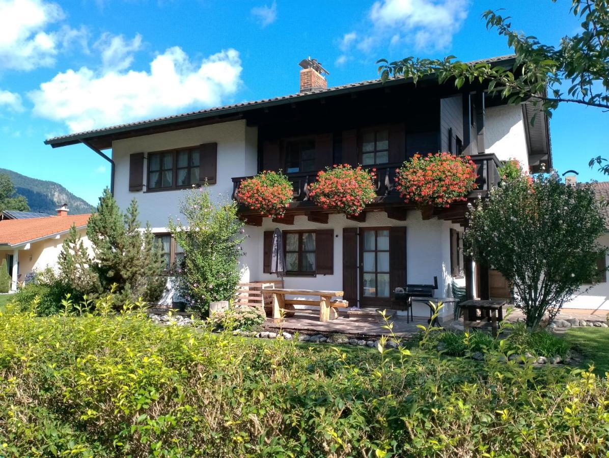Ferienwohnung Gipfelblick am Wössner Bach Unterwössen Exterior foto