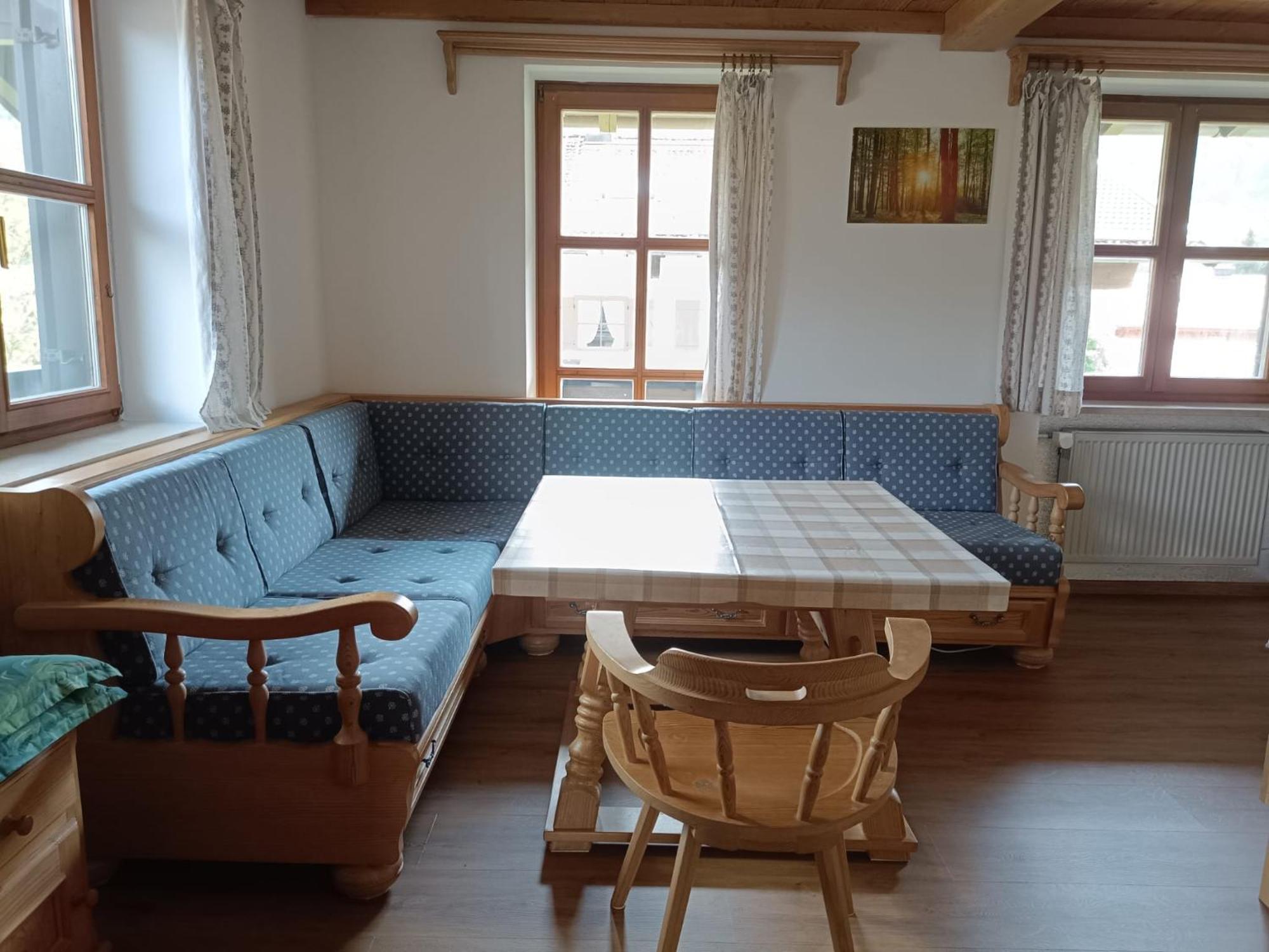 Ferienwohnung Gipfelblick am Wössner Bach Unterwössen Exterior foto